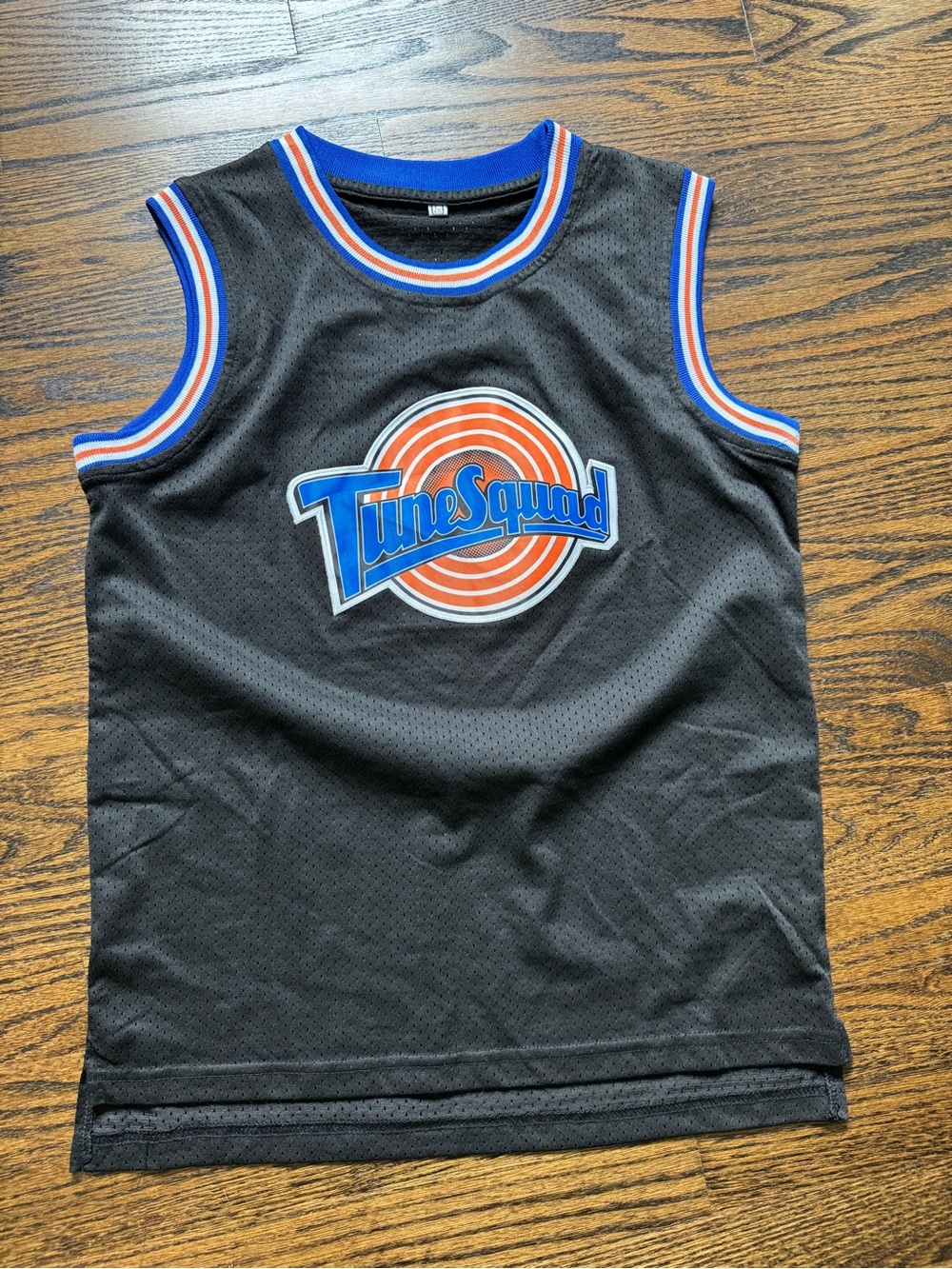 Black Boys' Sleeveless TuneSquad Jersey